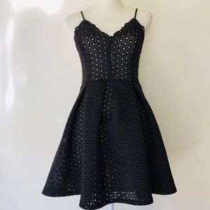 Charlotte Russe Neoprene Dress Nude Lining XS